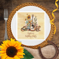 Boho Western Guitar Sunflowers Birthday Party