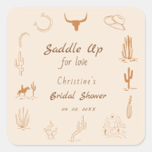 Boho Western Saddle up Cowboy Bridal shower
