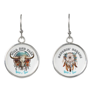Boho Wild and Free Turquoise Earrings