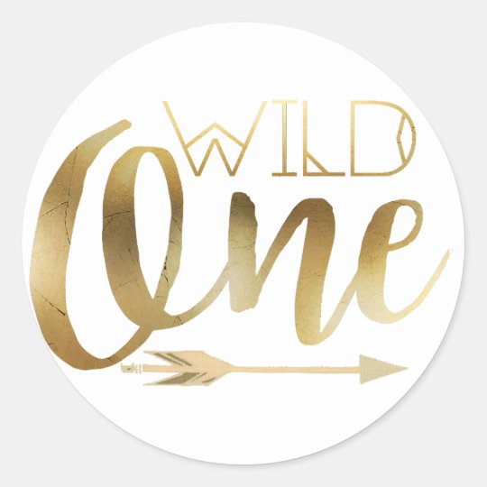 Download Boho Wild One | First Birthday Party Classic Round Sticker ...