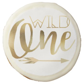 Boho Wild One | First Birthday Party Sugar Cookie by RedefinedDesigns at Zazzle