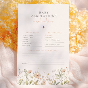 Boho Wildflower Baby Shower Predictions & Advice