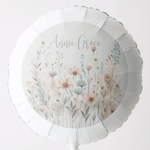 Boho Wildflower Balloon