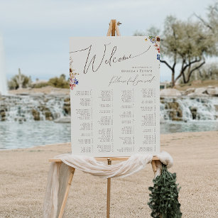 Wedding Seating Charts & Table Assignment Boards