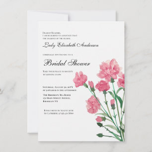 Boho Wildflower Bridal Shower Invitation