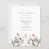Boho Wildflower Bridal Shower Invitation (Front)