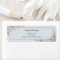 Boho Wildflower Dusty Blue Wedding Return Address