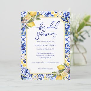 Boho Wildflower Elegant Bridal Shower  Invitation