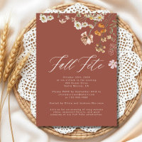 Boho Wildflower Fall Fete Celebration