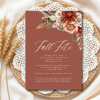 Boho Wildflower Fall Fete Celebration
