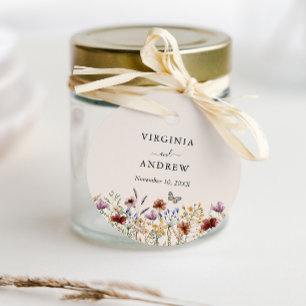 Boho Wildflower Favor Tags