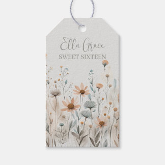 Boho Wildflower Gift Tags