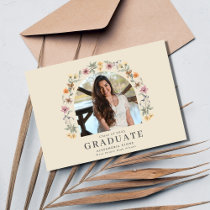 Boho Wildflower Girl High School Graduation