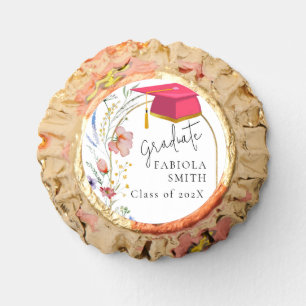 Boho WIldflower graduation Party Reese's Peanut Butter Cups