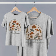 Boho Wildflower Mother Daughter T-shirt at Zazzle