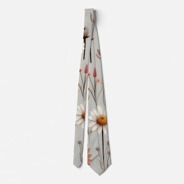 Boho Wildflower Neck Tie (Back)