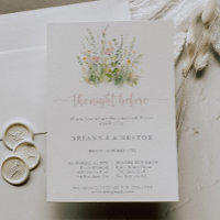 Boho Wildflower Night Before Rehearsal Dinner