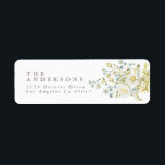 Boho Wildflower Pampas Wedding Return Address Label<br><div class="desc">This design is part of a collection and can be edited in sooo many ways.

Please reach out to us if you need any help or any additional products.</div>
