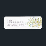 Boho Wildflower Pampas Wedding Return Address Label<br><div class="desc">This design is part of a collection and can be edited in sooo many ways.

Please reach out to us if you need any help or any additional products.</div>