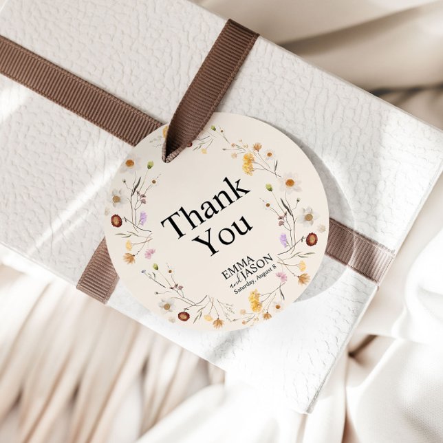 Boho Wildflower Wedding Gift Tags (Creator Uploaded)