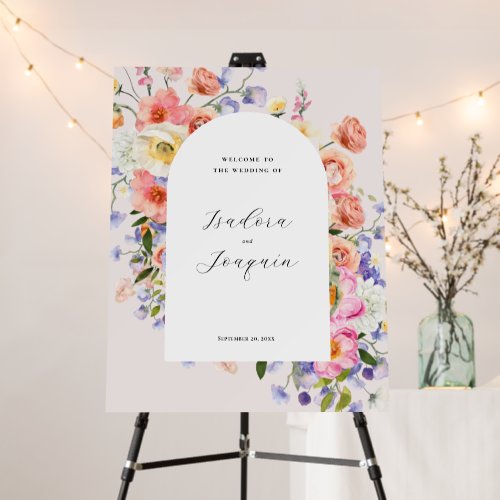 Boho Wildflower | Wedding Welcome Sign