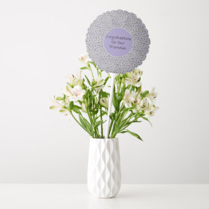 Boho Wildflowers On Purple Balloon