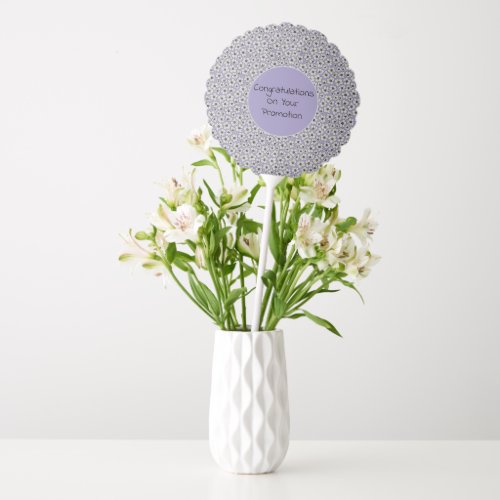 Boho Wildflowers On Purple Balloon