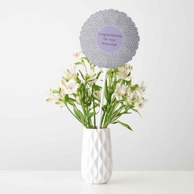 Boho Wildflowers On Purple  Balloon (Vase)