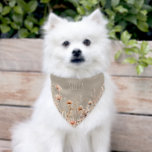 Boho Wildflowers  Pet Bandana Collar<br><div class="desc">Add a touch of elegance to your pet’s wardrobe with this personalized boho wildflower pet bandana! Decorated with delicate wildflowers and featuring your pet’s name in a stylish font, this bandana is the perfect blend of cute and classy. Perfect for everyday wear, special occasions, or adorable photoshoots. Whether for a...</div>