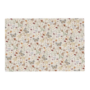 Boho Wildflowers Placemat