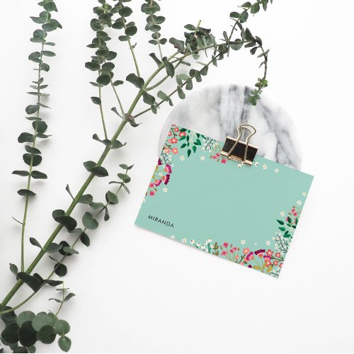 Boho Wildflowers Post_it Notes