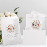 Boho Wildflowers Vintage Fall Wedding Favor Bag<br><div class="desc">Celebrate love and the beauty of fall with our Boho Fall Wildflowers Flat Wedding Favor Bags. Adorned with enchanting wildflowers and vintage-style script that reads "Love is Sweet, " these bags are a heartfelt and personalized gesture. Fill them with treats or keepsakes for your guests to cherish. Create lasting memories...</div>