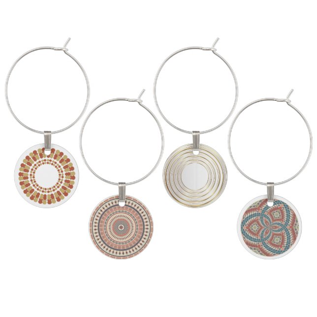 Boho Wine Charms (Staggered)