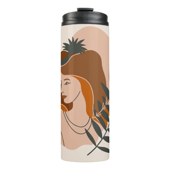 Boho Woman Stars Thermal Tumbler (Front)