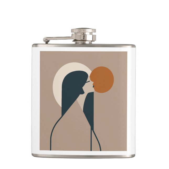 Boho Woman Sun Flask (Front)