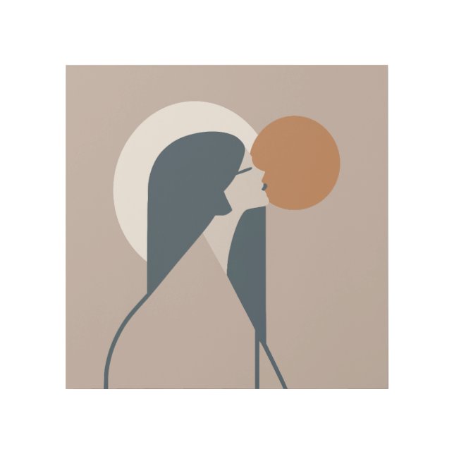 Boho Woman Sun Gallery Wrap (Front)