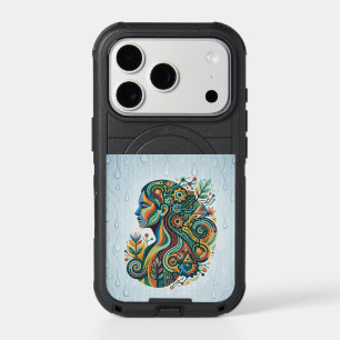 Boho Women Mind Body Soul Abstract Brain Art iPhone 17 Pro Case