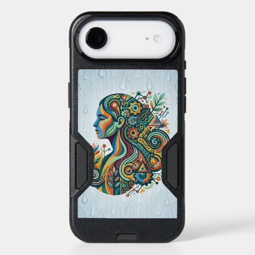 Boho Women Mind Body Soul Abstract Brain Art iPhone 17 Air Case