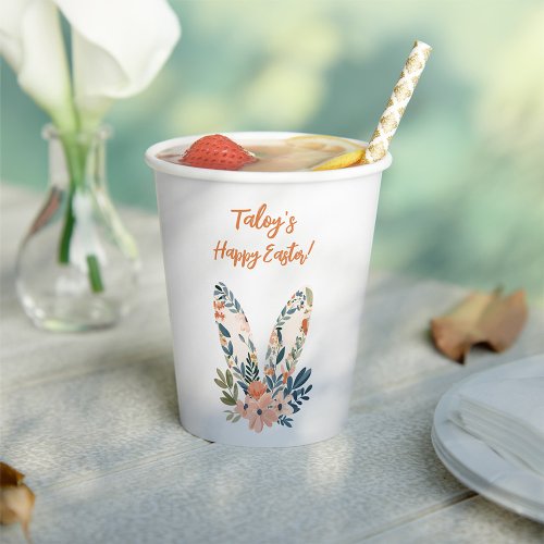 Boho Wonderland Bunny Bliss Easter Party Paper Cups