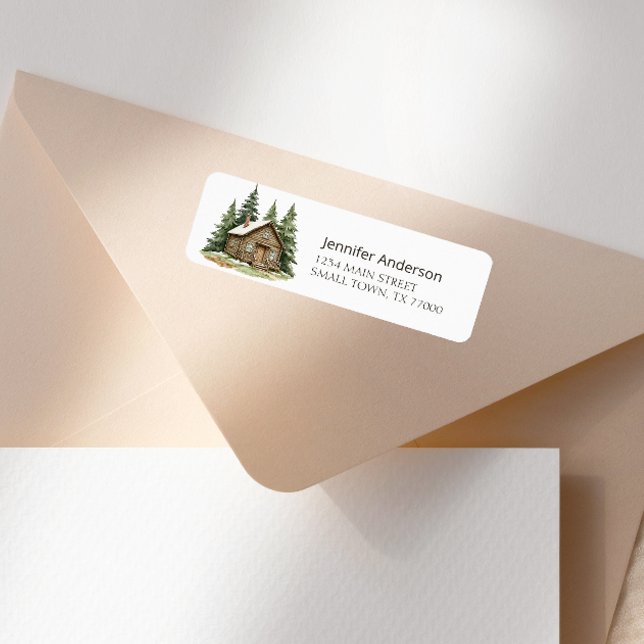 Boho Woodland Animals Baby Shower Address Label (Creator Uploaded)