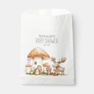 Boho Woodland Animals Baby Shower Favor Bag