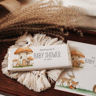 Boho Woodland Animals Baby Shower Hershey Bar Favors