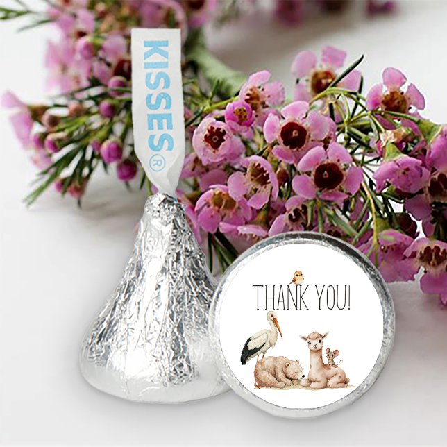 Boho Woodland Animals Baby Shower  Hershey®'s Kisses® (Creator Uploaded)