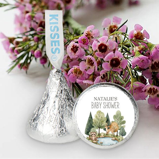 Boho Woodland Animals Baby Shower  Hershey®'s Kisses® (Creator Uploaded)