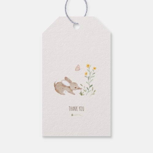 Boho Woodland Animals Forest Friends Baby Shower Gift Tags