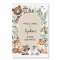Boho Woodland Animals Greenery Baby Shower Welcome
