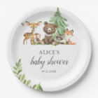 Boho Woodland Animals Rustic Baby Shower