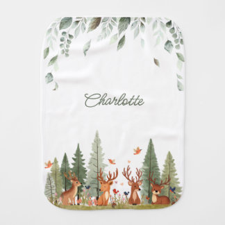 Boho Woodland Baby Blanket | Deer Forest Nursery