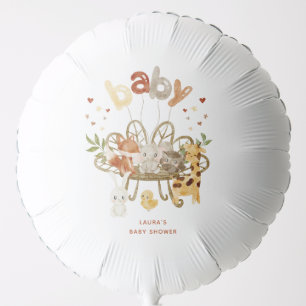 Boho Woodland Baby Shower Balloon