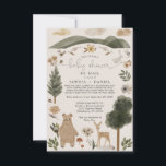 Boho Woodland Baby Shower By Mail Invitation Card<br><div class="desc">This beautiful baby shower by mail invitation is perfect for any mom-to-be! Check out our entire collection to make your event complete!

Visit our website for more designs and inspiration: www.creativeuniondesign.com</div>
